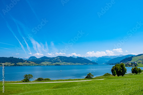 View of the lake - Sihlsee, Switzerland