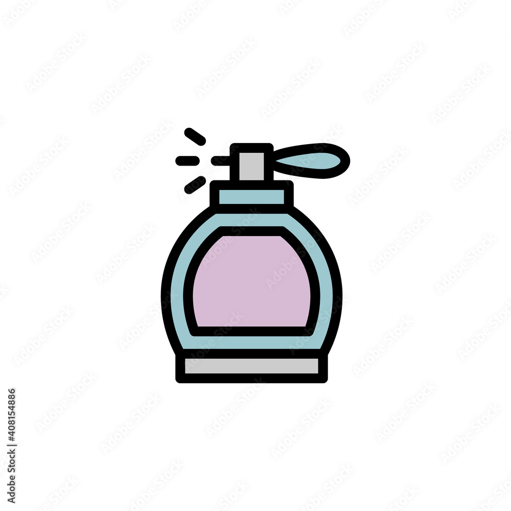 Obraz premium mothers day perfume outline icon. Element of mothers day illustration icon. Signs and symbols can be used for web, logo, mobile app, UI, UX