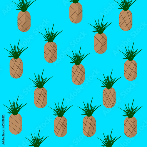 seamless pattern with pine cones