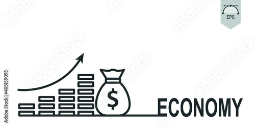 Financial Statement Analysis Concept. Business and economics concept Web Banner.
