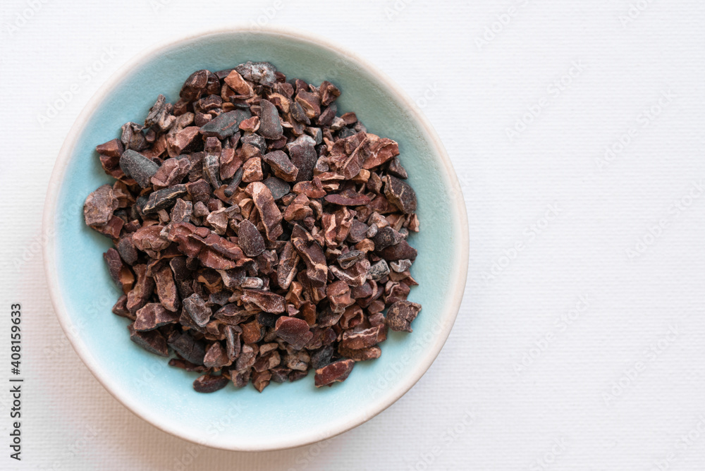 Cocao Nibs in a Bowl Cocao Nibs in a Bowl