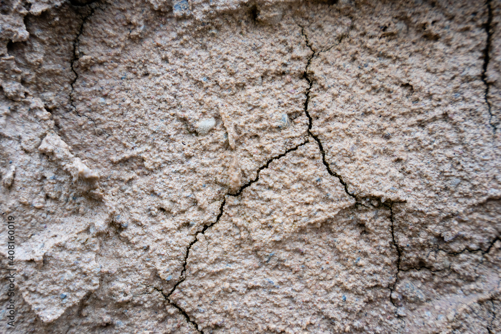 light-colored plaster is thrown on the wall that forms the structure light-colored plaster is thrown on the wall that forms the structure