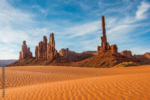 The Totem Pole in Monument Valley photo