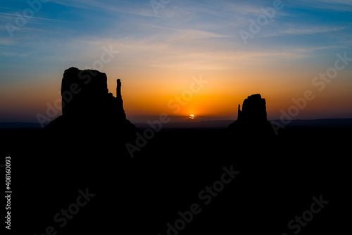 The East and West Mittens at Sunrise