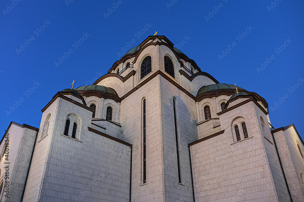 Detail of Church of Saint Sava ( Detail of Church of Saint Sava (