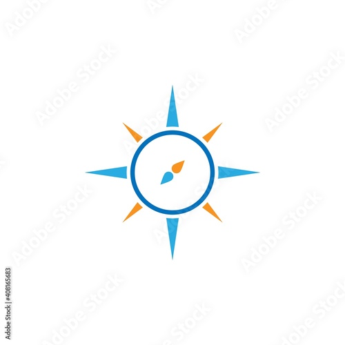 Compass Logo Template icon illustration design