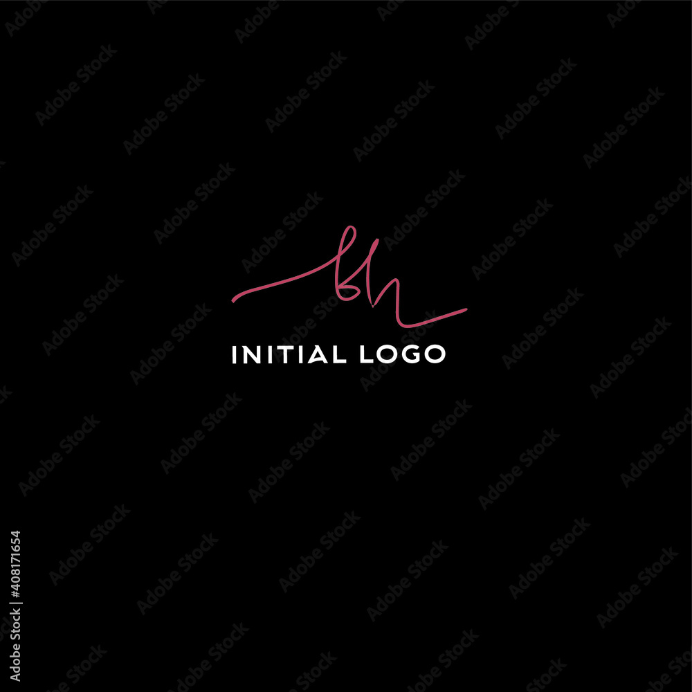 BH Initial Isolated Logo for Identity BH Initial Isolated Logo for Identity