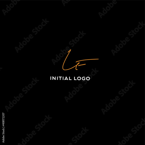 LF Initial Isolated Logo for Identity