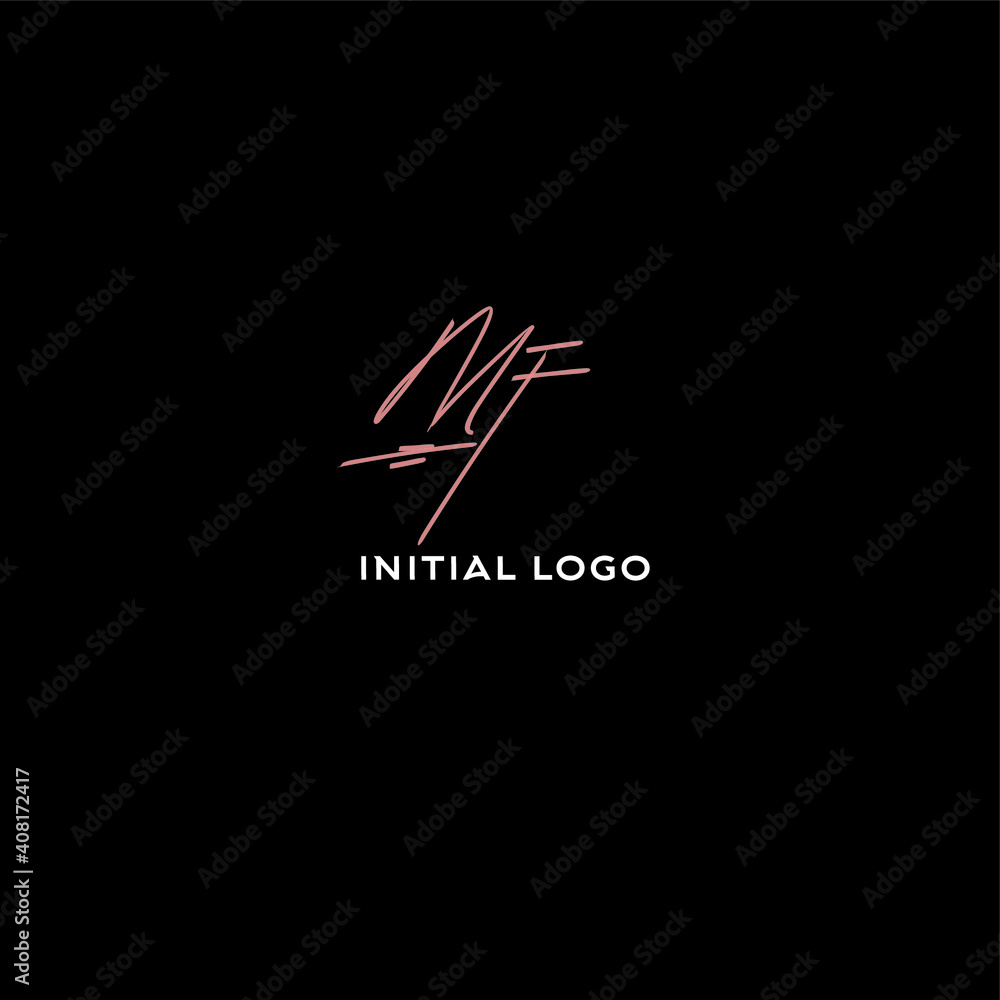 MF Initial Isolated Logo for Identity MF Initial Isolated Logo for Identity