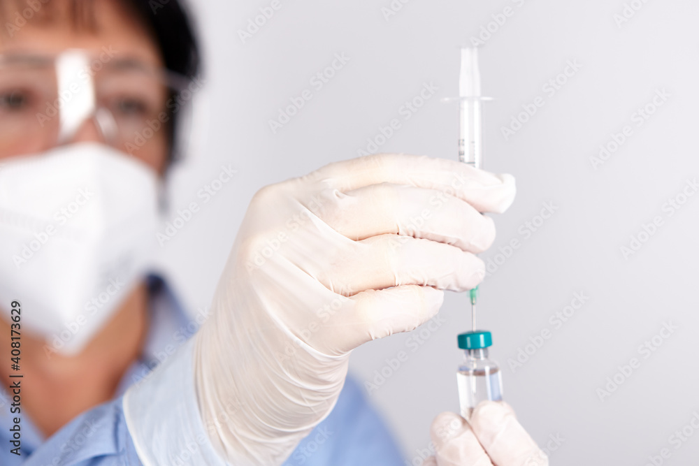 Medizin, Labor, Impfung, Personal Medizin, Labor, Impfung, Personal