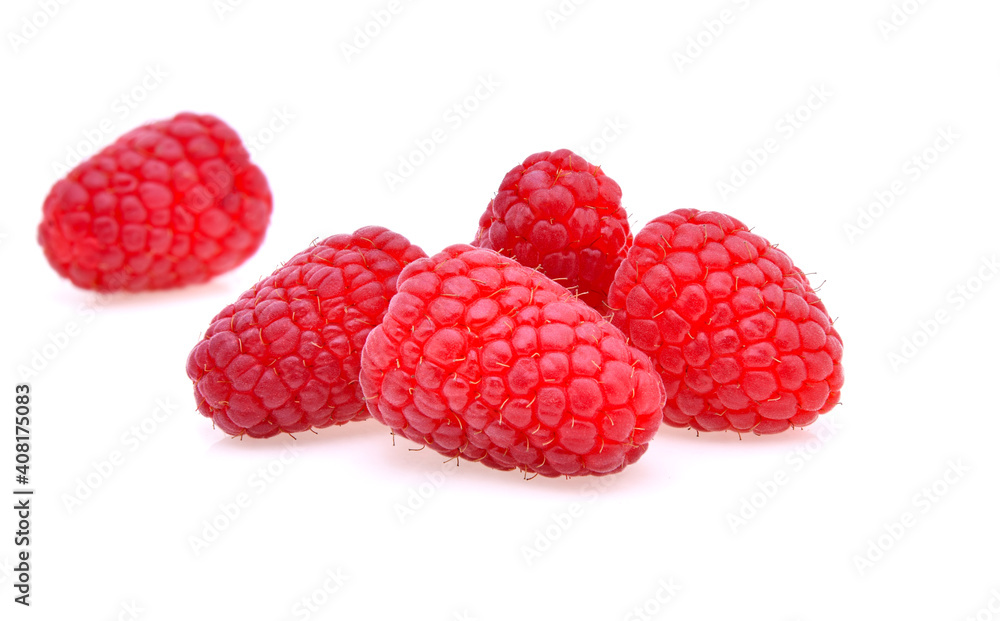 raspberry isolated on white background raspberry isolated on white background