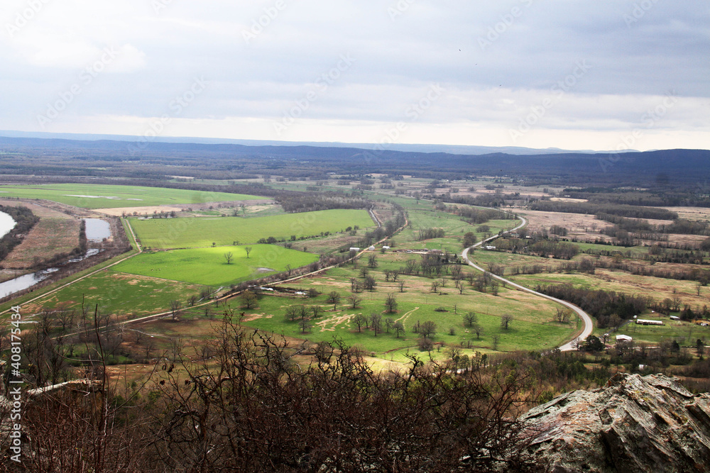 View from Petit Jean Mountain in Arkansas