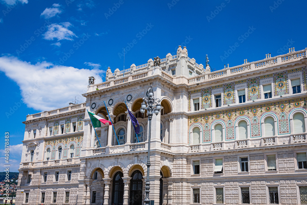 イタリア　トリエステの政府の館