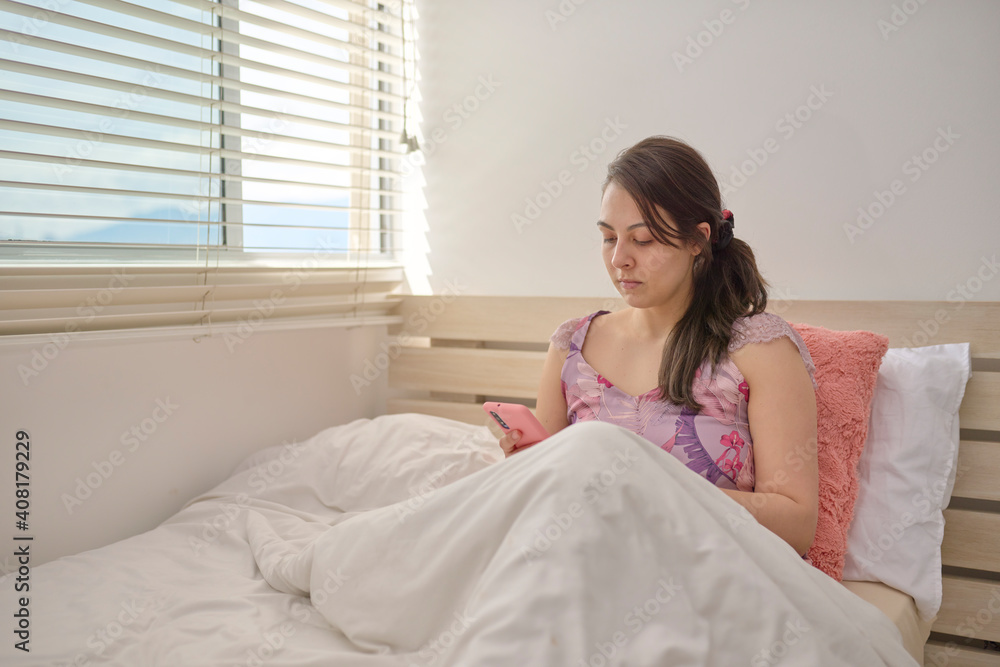 woman relaxing on sofa