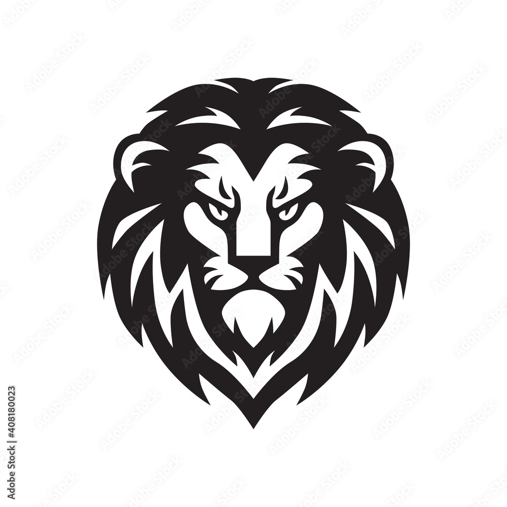 lion mascot head