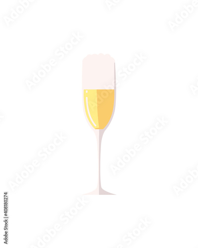 champagne glass drink beverage alcohol icon isolated