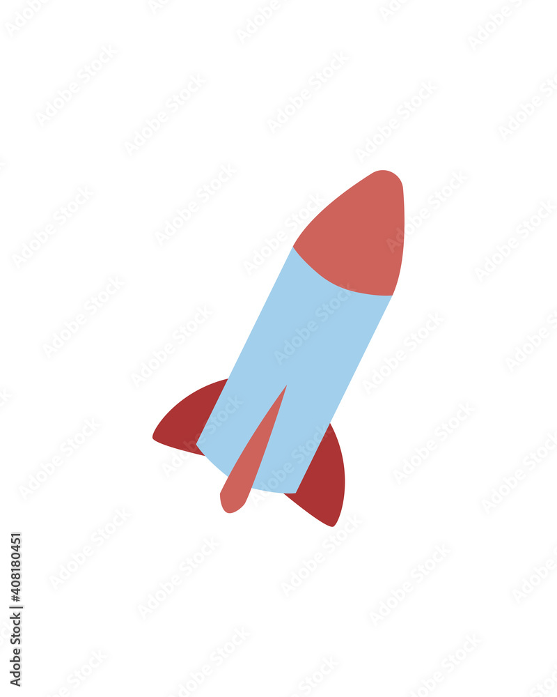 spaceship toy icon isolated and flat image spaceship toy icon isolated and flat image