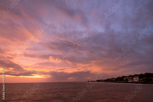 Sunset from the St Simons Pier, St Simons Island, GA © Guy Bryant