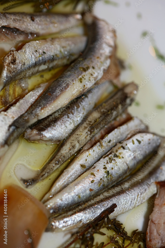 Sardines with oil tomato and onion macro background greek tradition food porn modern high quality prints Sardines with oil tomato and onion macro background greek tradition food porn modern high quality prints