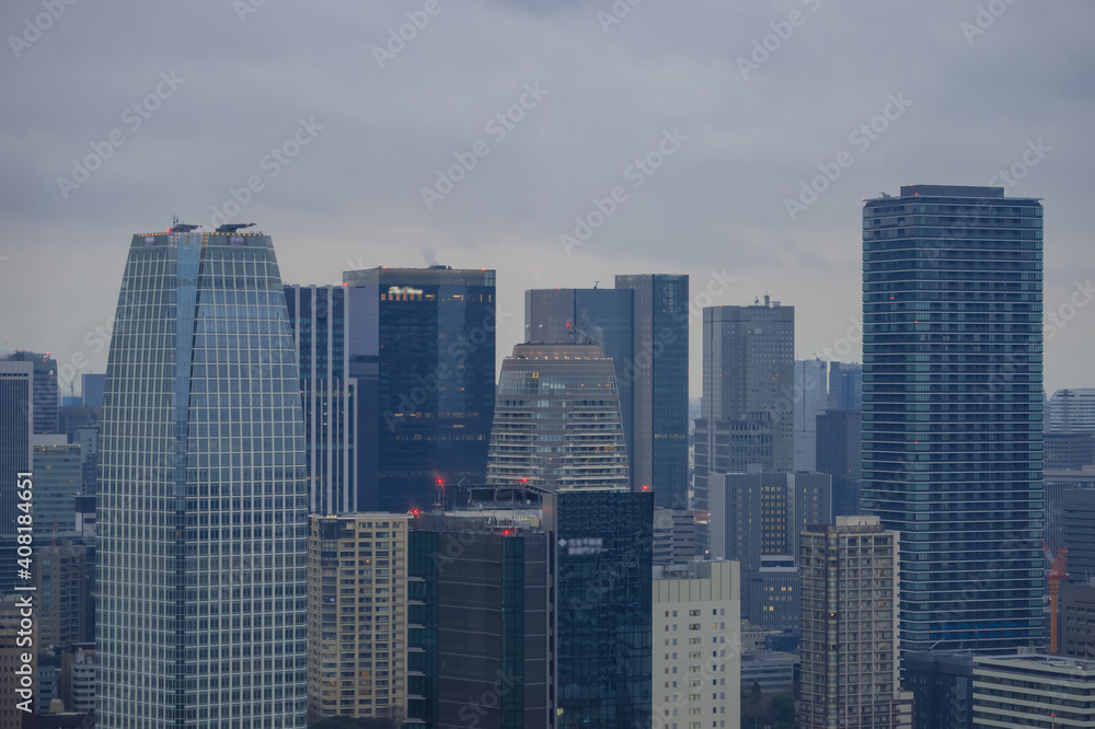 東京都港区浜松町から見た東京の景色