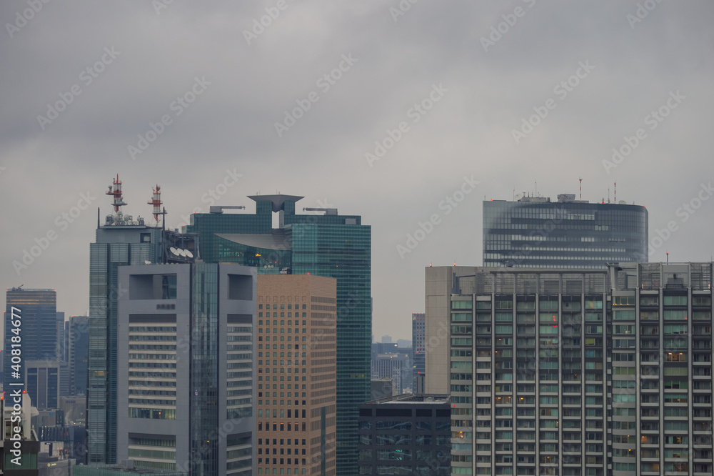 東京都港区浜松町から見た東京の景色