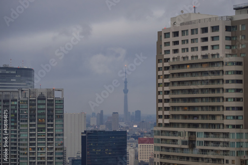 Wallpaper Mural 東京都港区浜松町から見た東京の景色 Torontodigital.ca