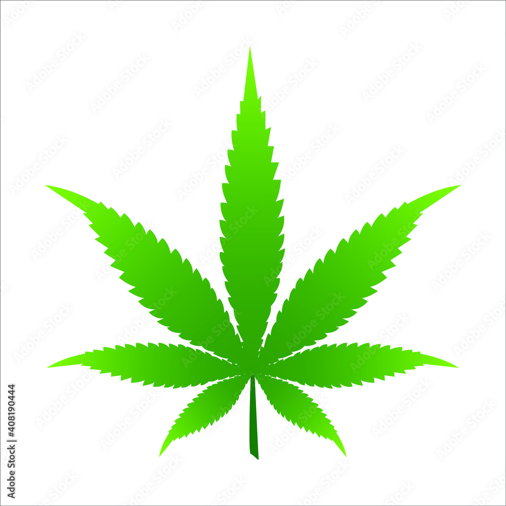 Medical Marijuana Flat Graphic - Vector Graphics Medical Marijuana Flat Graphic - Vector Graphics