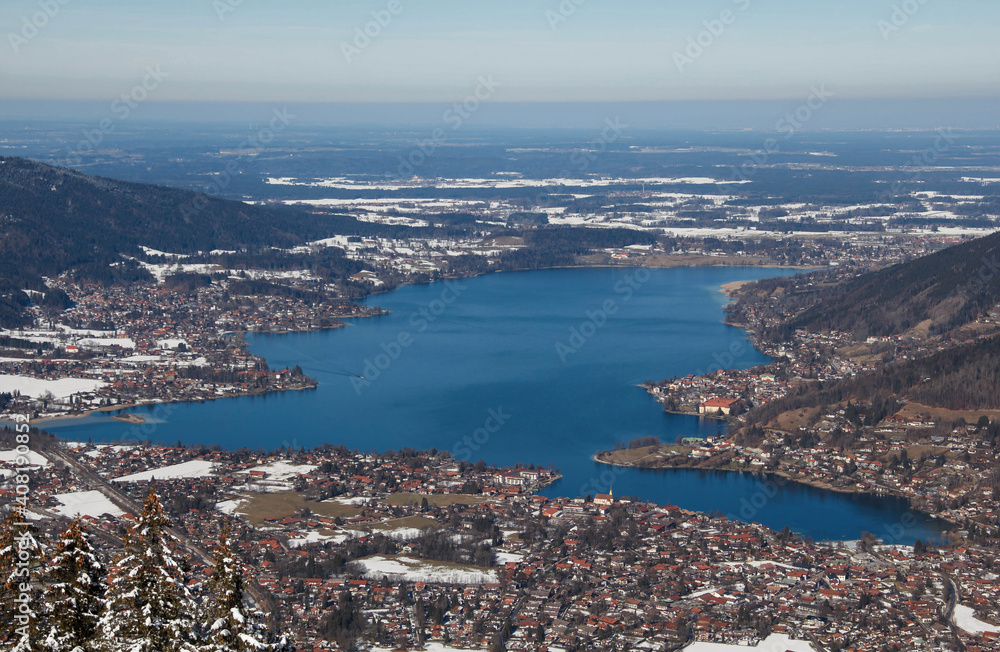 Tegernsee, View From The Wallberg, Bavaria, Germany