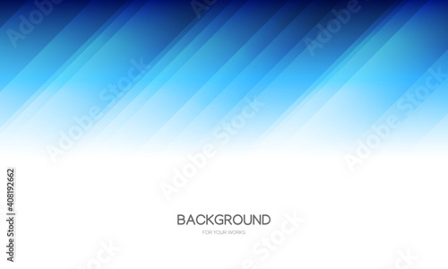 Abstract background vector illustration. Gradient blue with geometric shapes composition.
