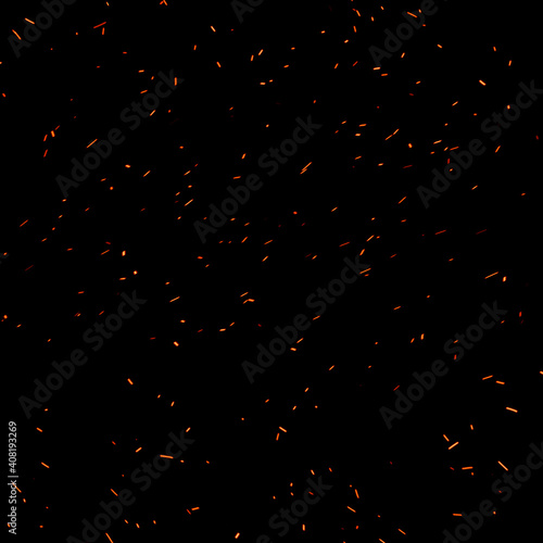 abstract fire particle light dust background