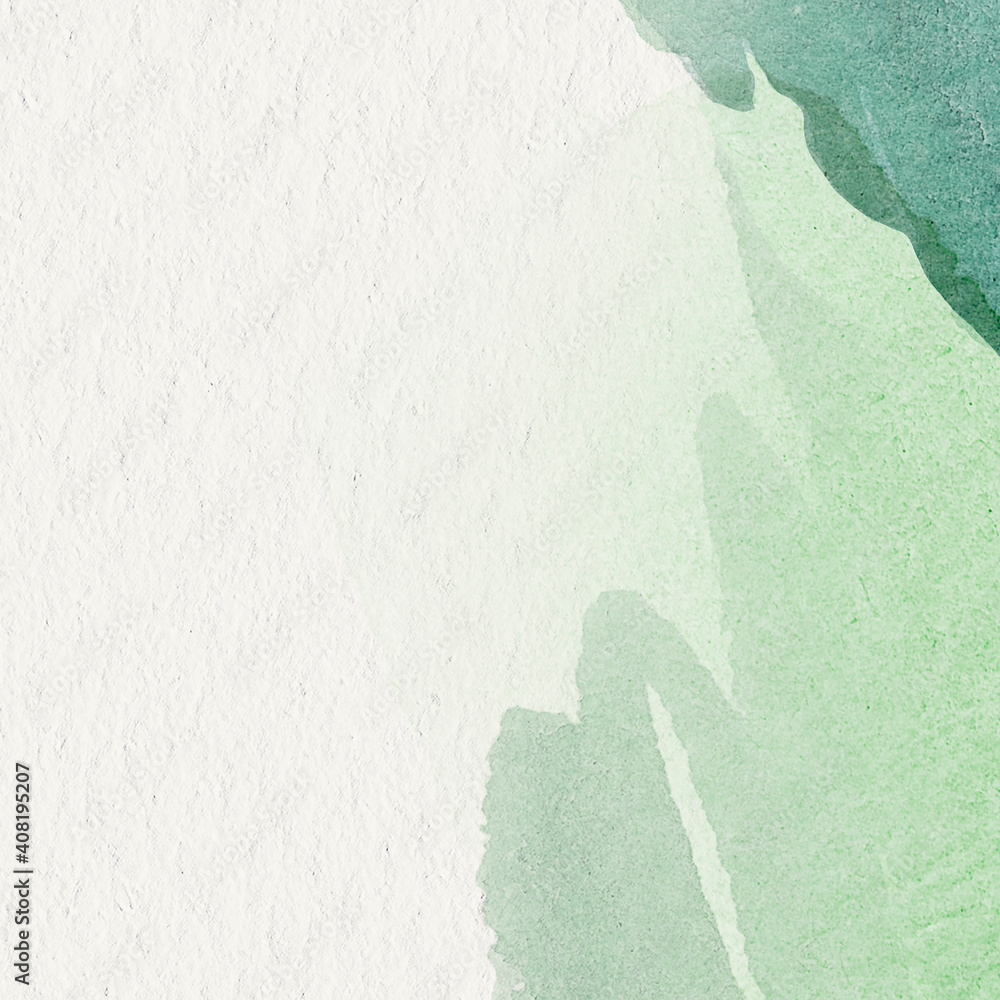 Green watercolor on a beige background vector Stock Vector | Adobe Stock