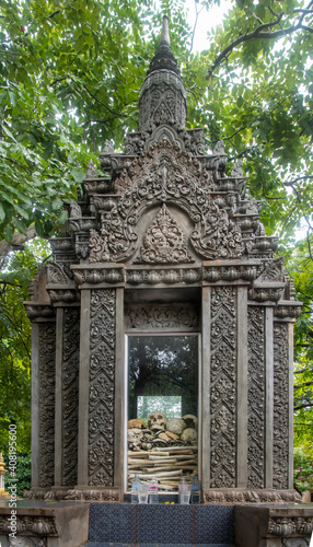 Fototapeta Naklejka Na Ścianę i Meble -  Pol Pot Victims Memorial in Siem Reap, Cambodia-04.09.20