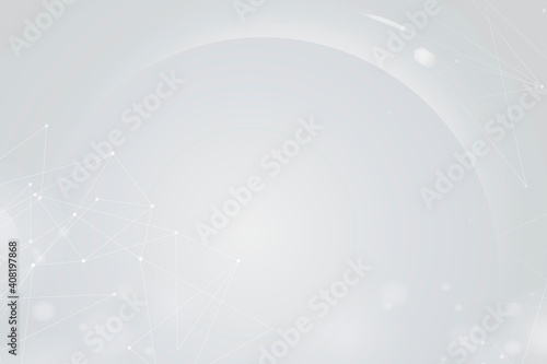 Gradient bokeh vector digital network background