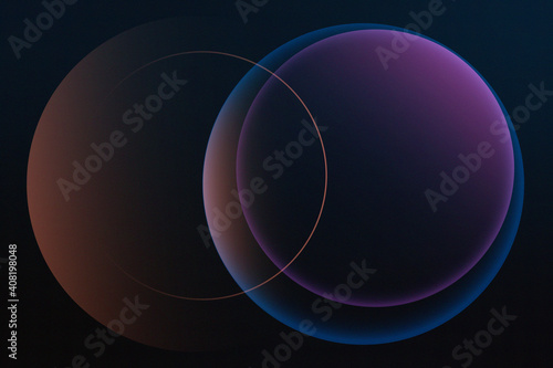 Gradient bokeh digital vector business wallpaper