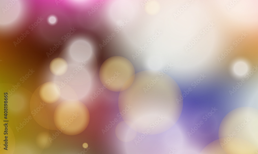 Fototapeta premium Abstract shiny blurred lights background stock illustration