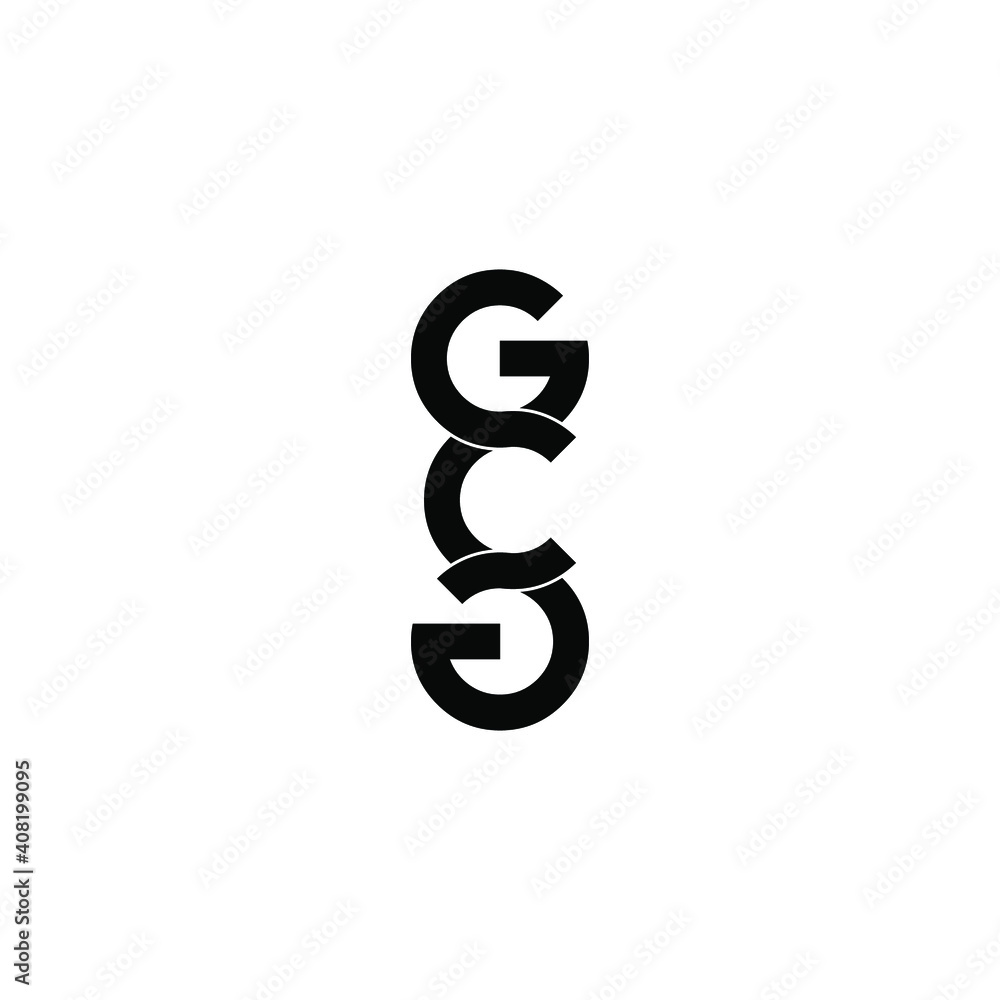 gcg letter original monogram logo design gcg letter original monogram logo design