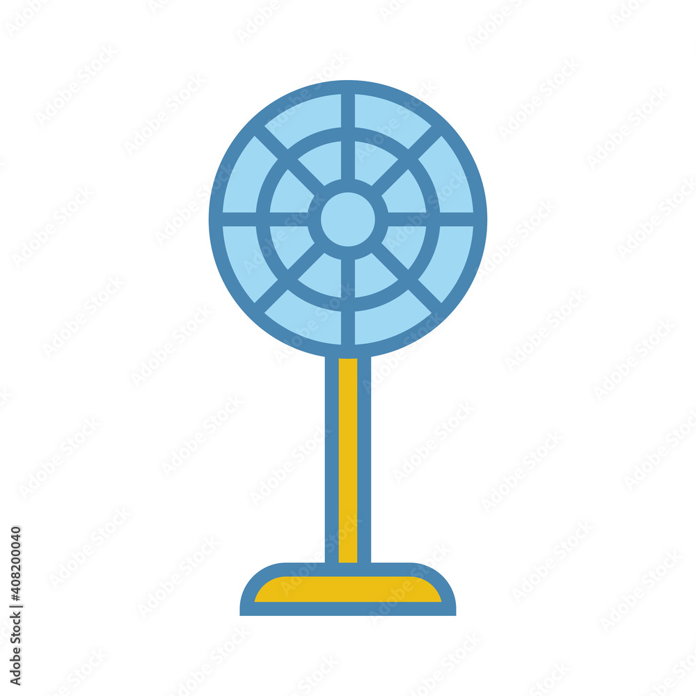 Obraz premium stand fan icon design vector template