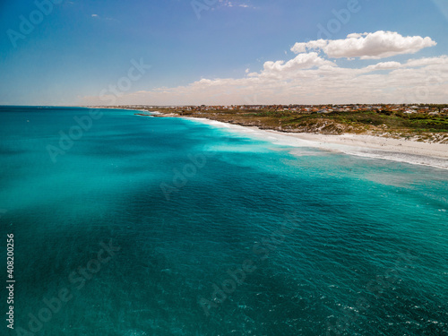 Fototapeta Naklejka Na Ścianę i Meble -  Mullaloo Beach Drone Photography Western Australia