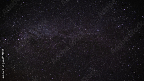 Obraz na płótnie Milky way in the summer starry sky w salonie