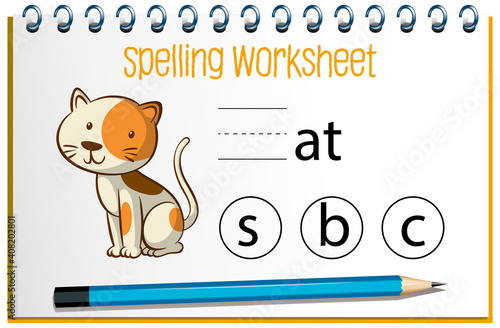 Find missing letter with cat