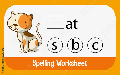 Find missing letter with cat