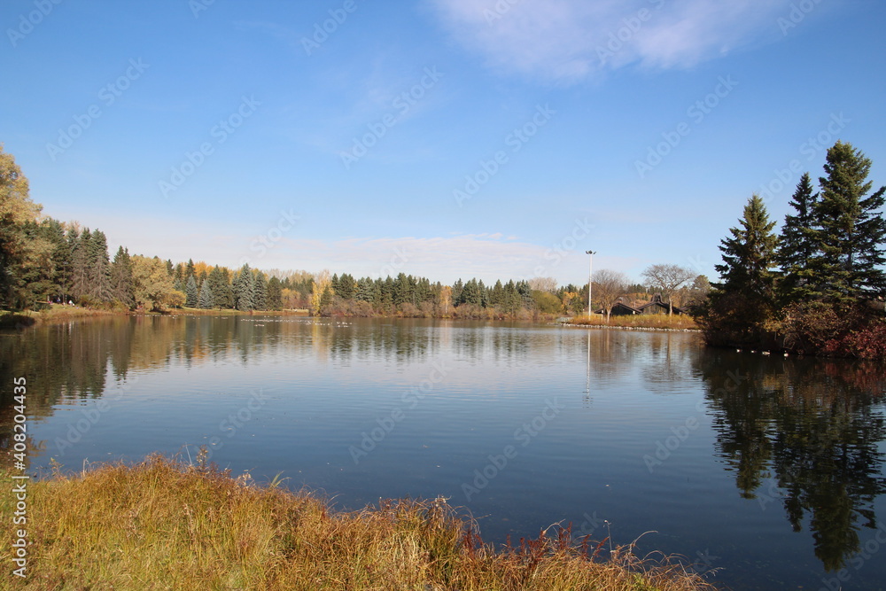 October Day On The Lake, William Hawrelak Park, Edmonton, Alberta