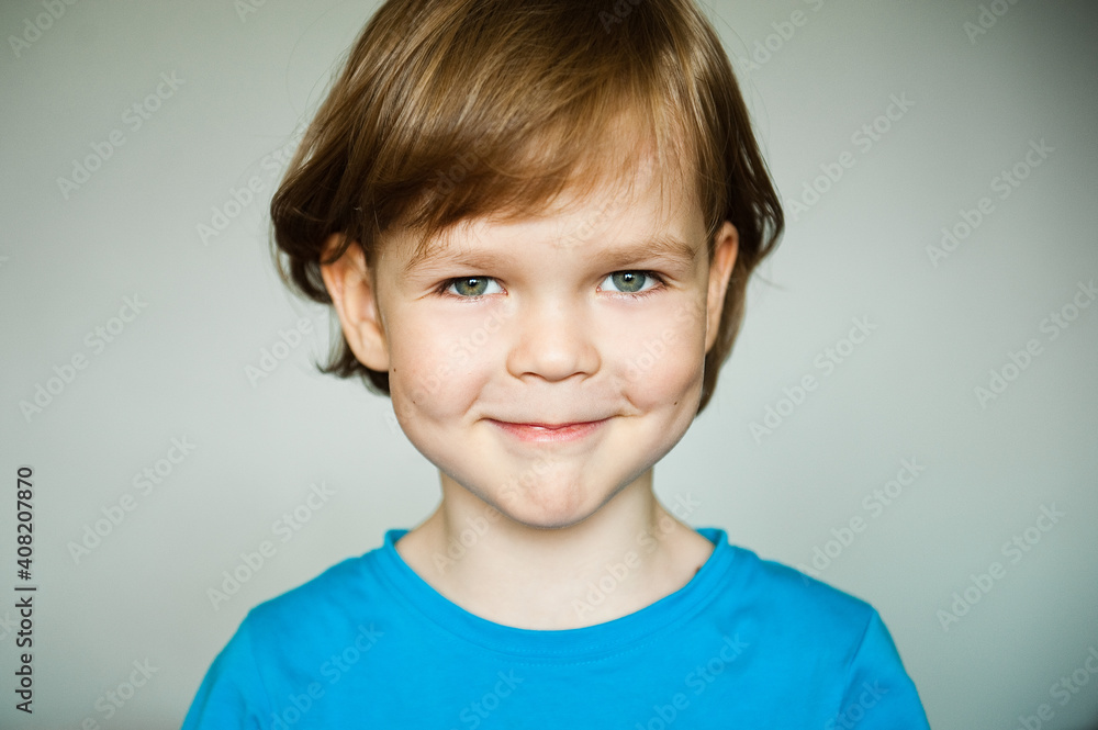Portrait of a preschool child. Portrait of a preschool child.