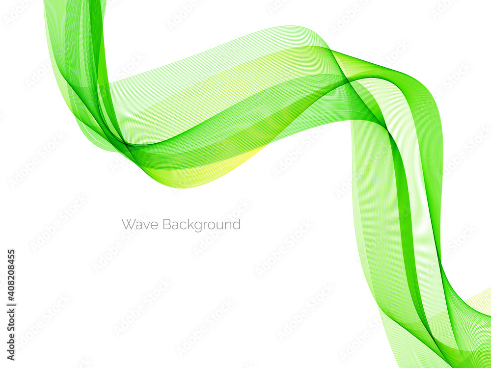 Abstract bright green modern stylish wave background Abstract bright green modern stylish wave background