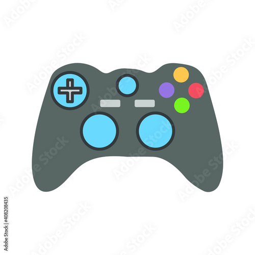 joystick icon. game controller vector icon. technology and entertainment, vector  graphics  color  editable