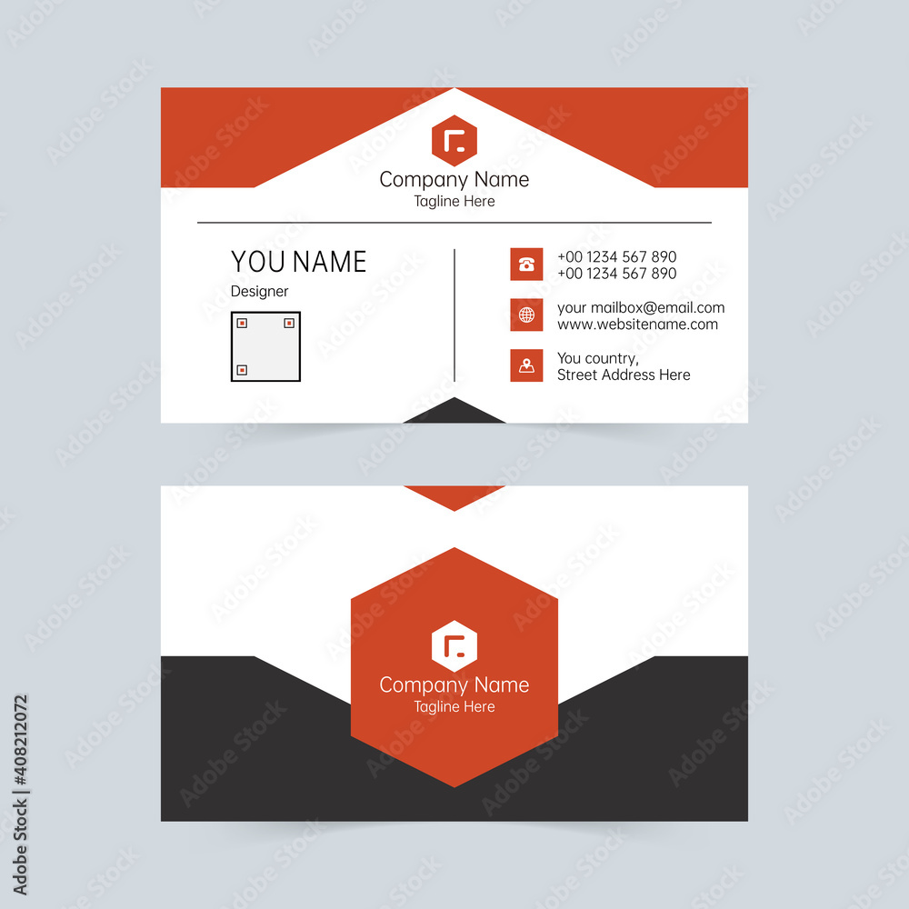 Creative company universal business card Creative company universal business card