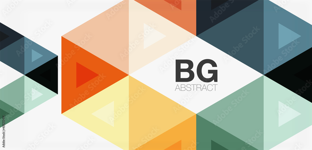 Mosaic triangle pattern abstract background for cover, banner, flyer and poster and other template Mosaic triangle pattern abstract background for cover, banner, flyer and poster and other template