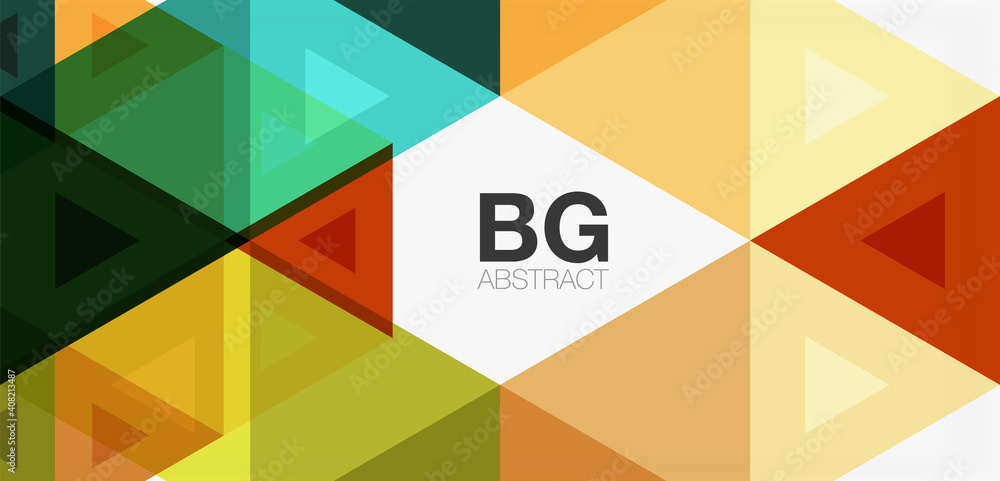 Mosaic triangle pattern abstract background for cover, banner, flyer and poster and other template Mosaic triangle pattern abstract background for cover, banner, flyer and poster and other template