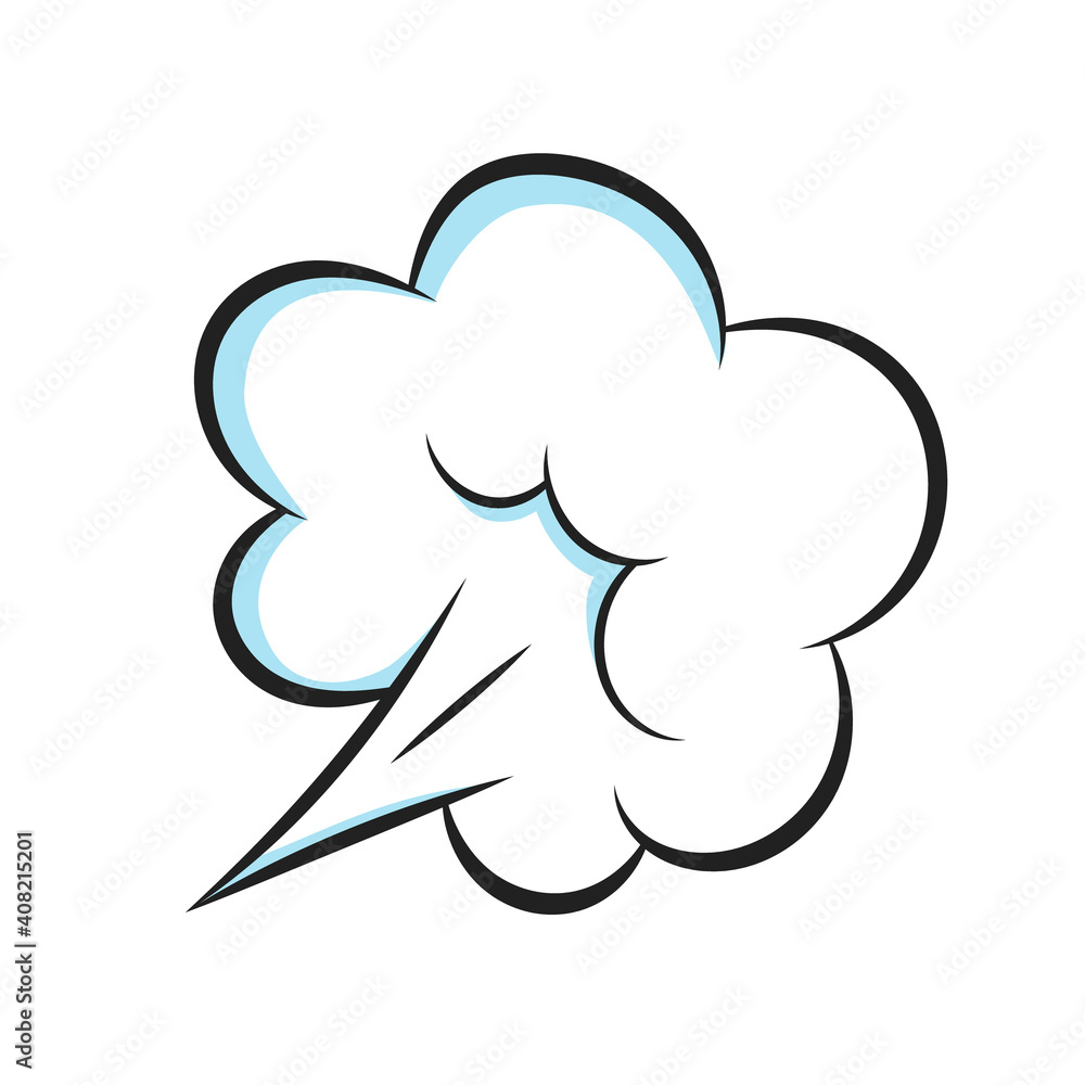 Smelling pop art comic book cartoon fart cloud flat style design vector illustration. Bad stink or toxic aroma cartoon smoke cloud isolated on white background. Smelling pop art comic book cartoon fart cloud flat style design vector illustration. Bad stink or toxic aroma cartoon smoke cloud isolated on white background.