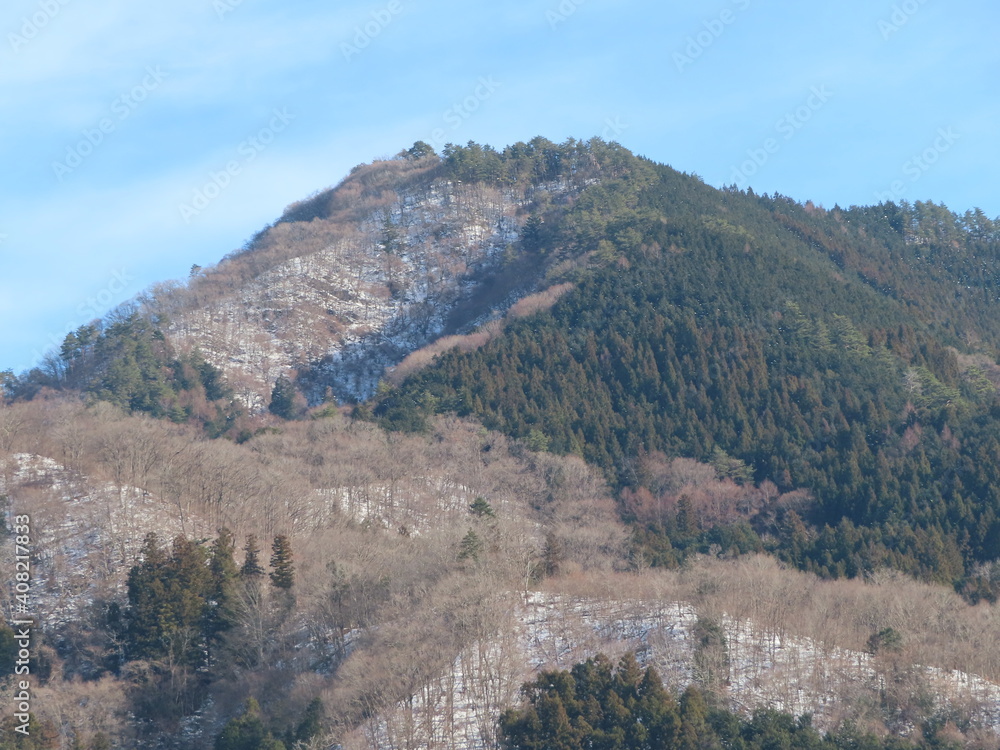 Obraz premium 冬の山